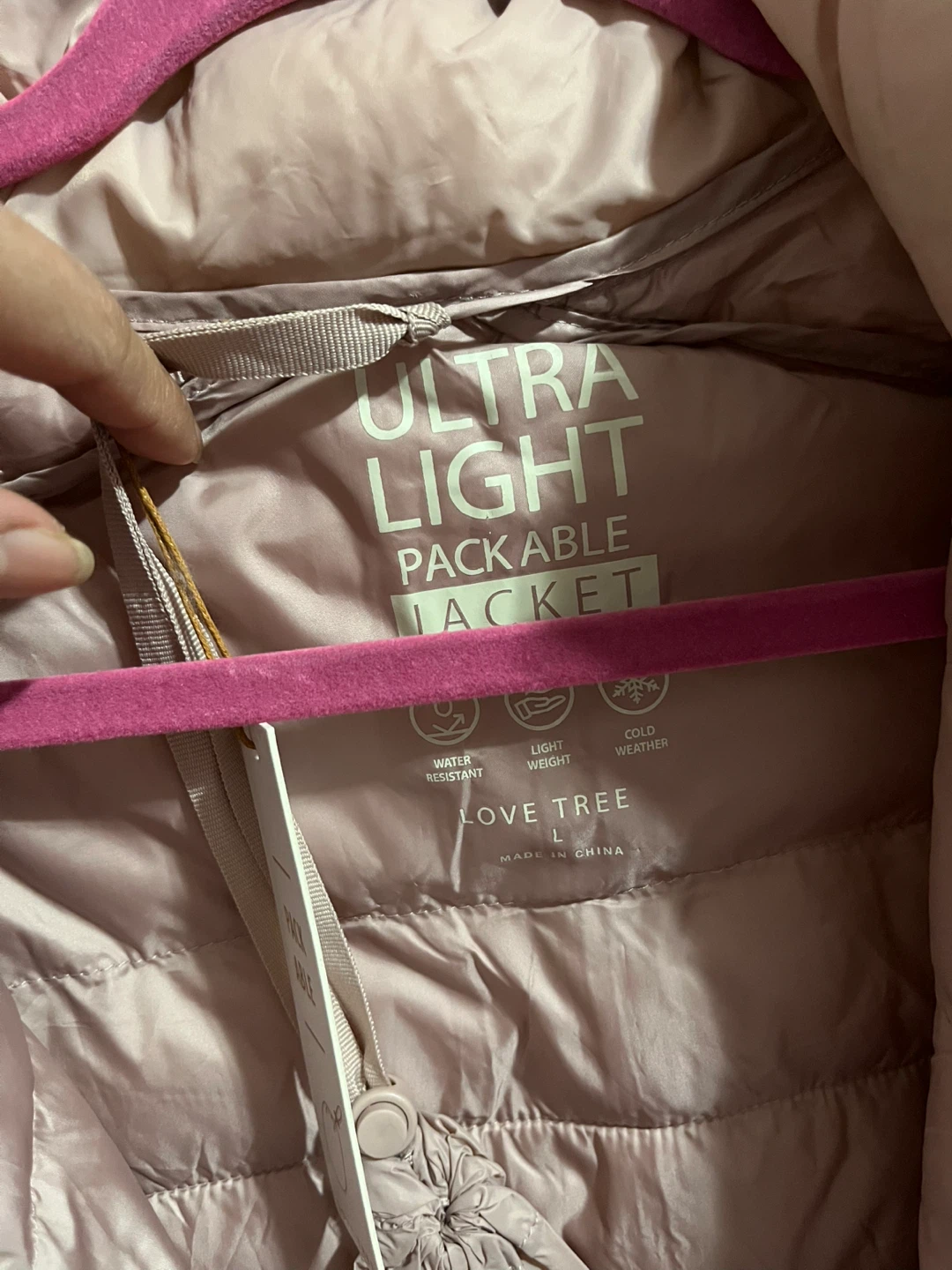 Love Tree Ultra Light Packable Puffer Jacket - photo 2