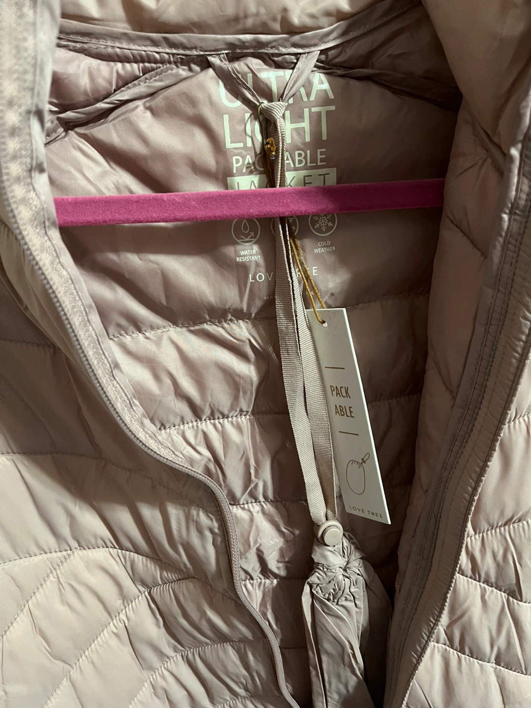 Love Tree Ultra Light Packable Puffer Jacket - photo 3