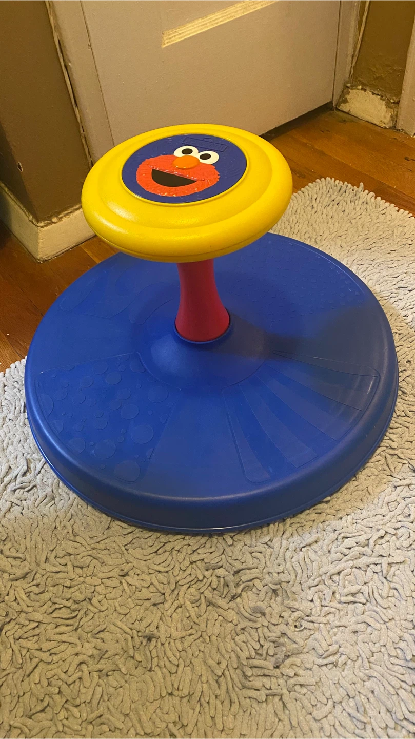 Sesame Street Elmo Ride-On Spinner Toy - photo 2