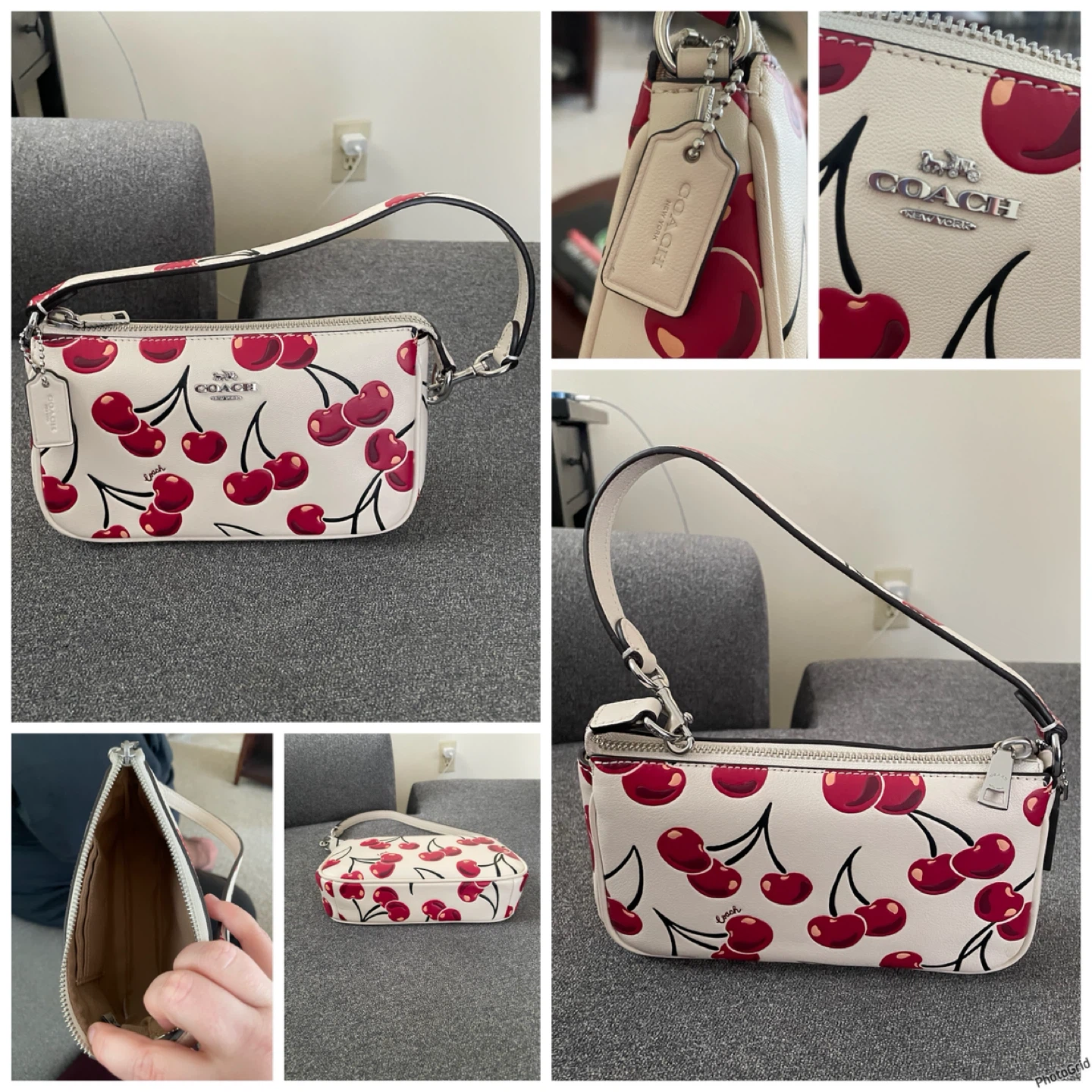Coach nolita 19 with cherry print handbag/purse. - photo 3