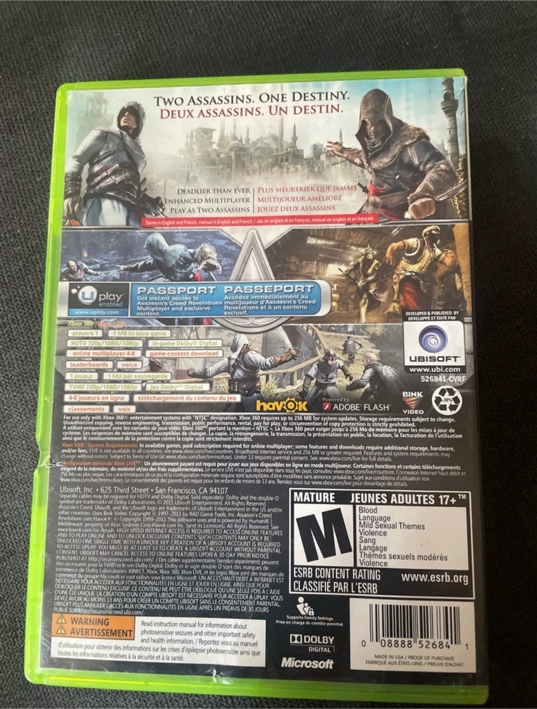 Assassin's Creed: Revelations Xbox 360 Game - photo 2