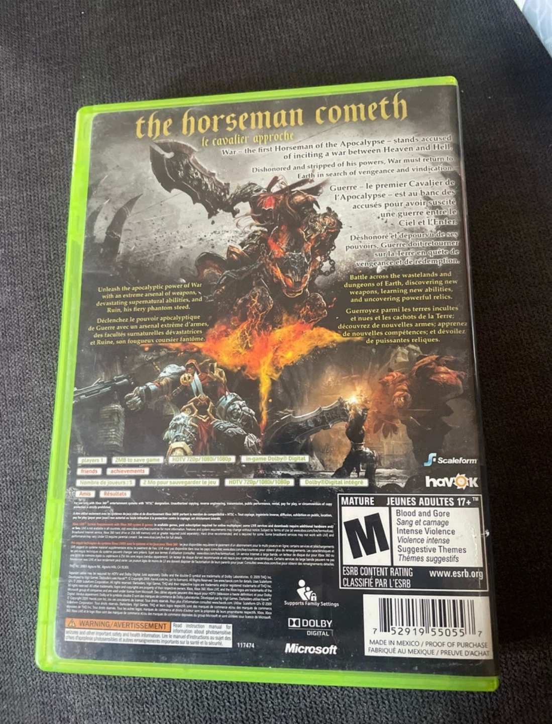 Xbox 360 Darksiders Video Game - photo 3