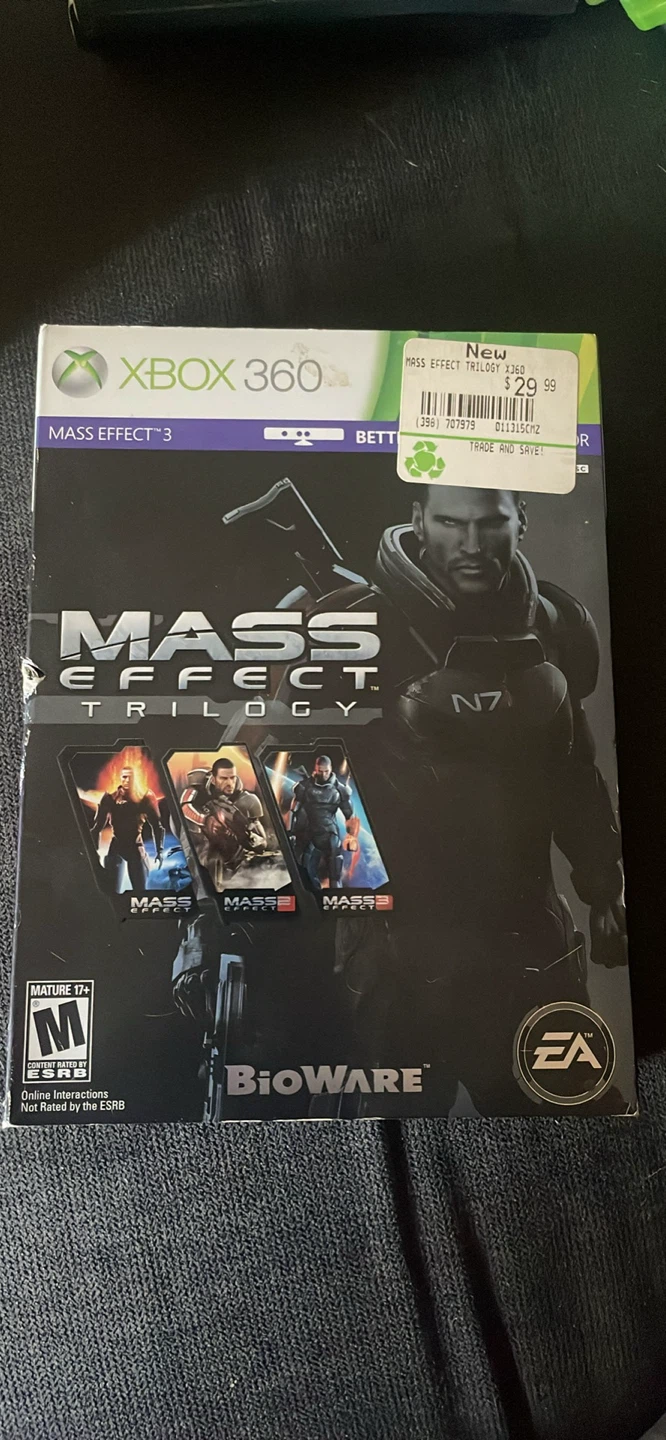 Mass Effect Trilogy Xbox 360 Complete Saga