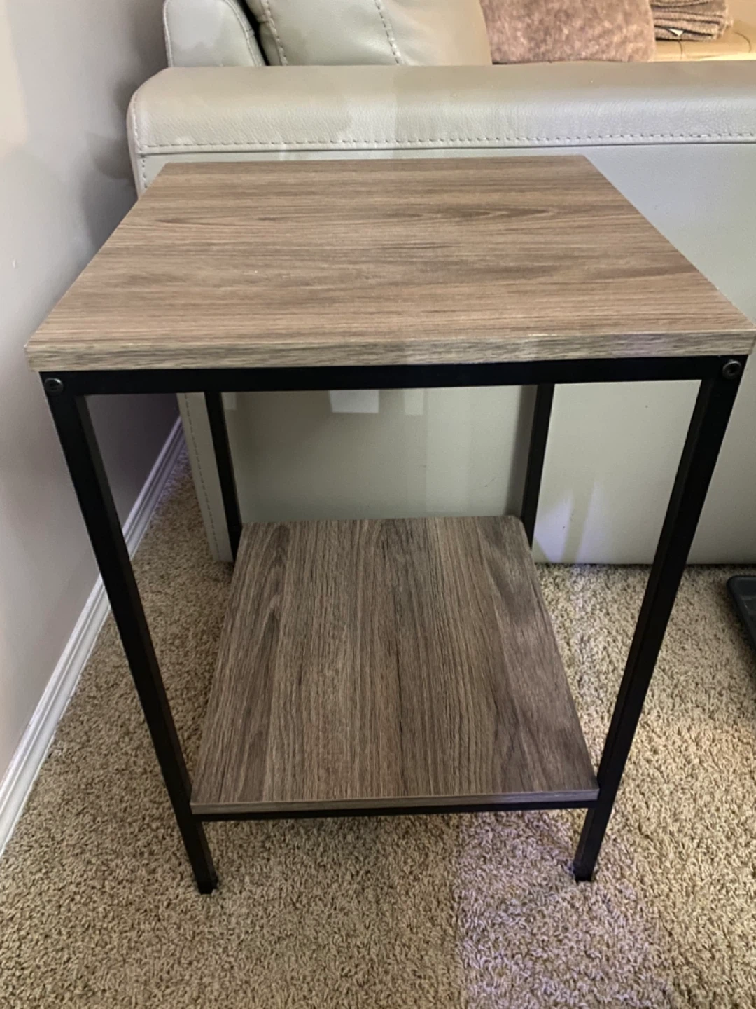 Wood Grain End Table - photo 2