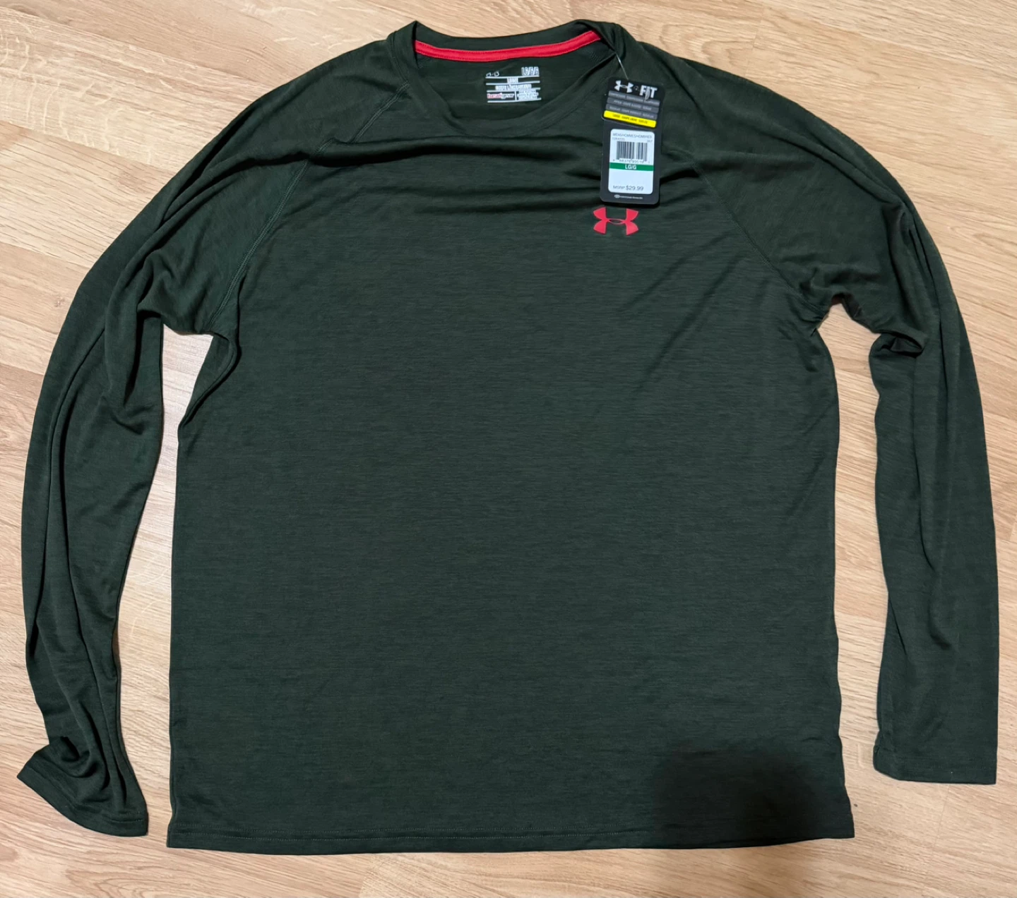 Under Armour HeatGear Long Sleeve Shirt - Large