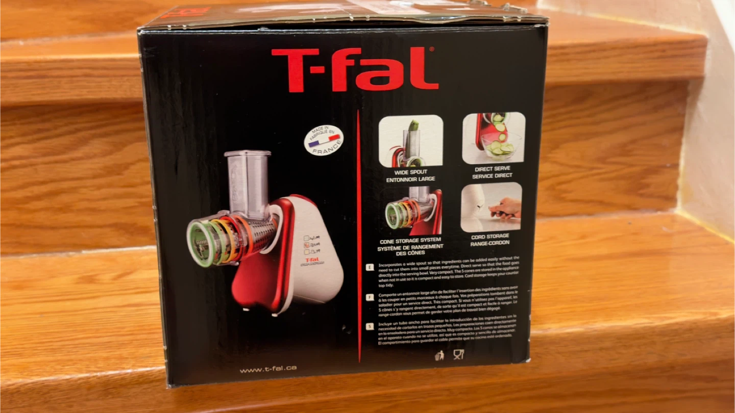 T-fal Fresh Express + Food Slicer/Grater with 5 Cones - photo 3