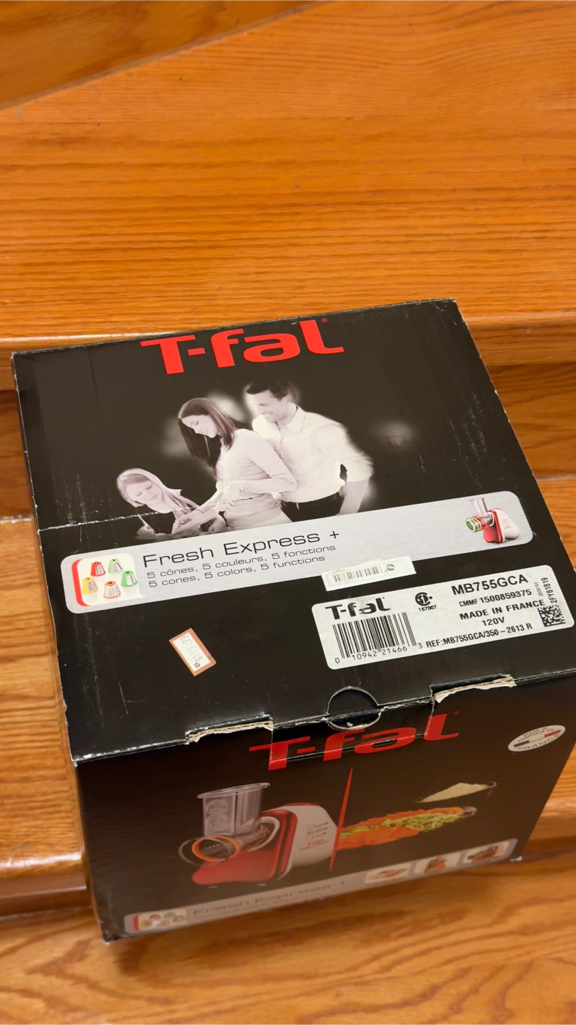 T-fal Fresh Express + Food Slicer/Grater with 5 Cones - photo 2