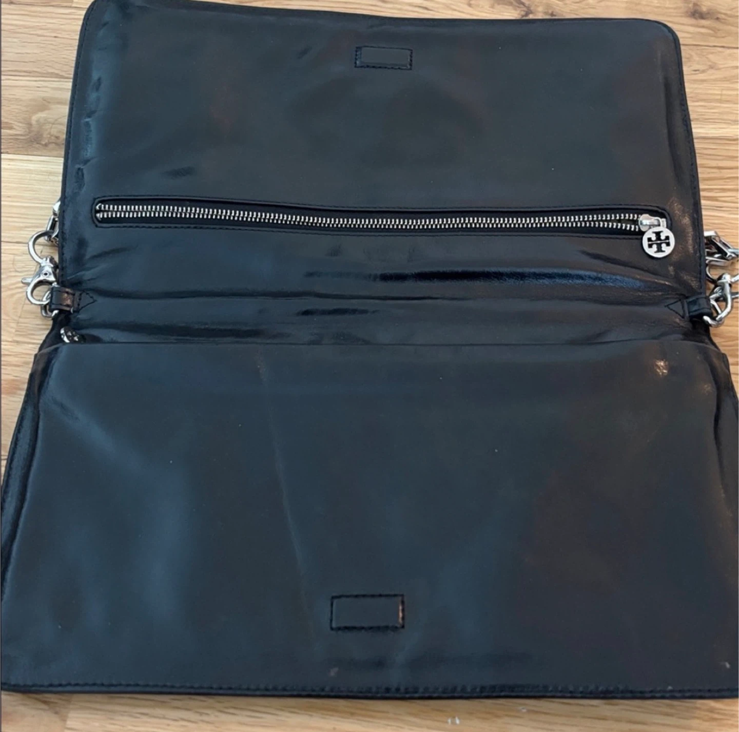 Tory Burch Black Leather Chain Shoulder Bag - photo 2