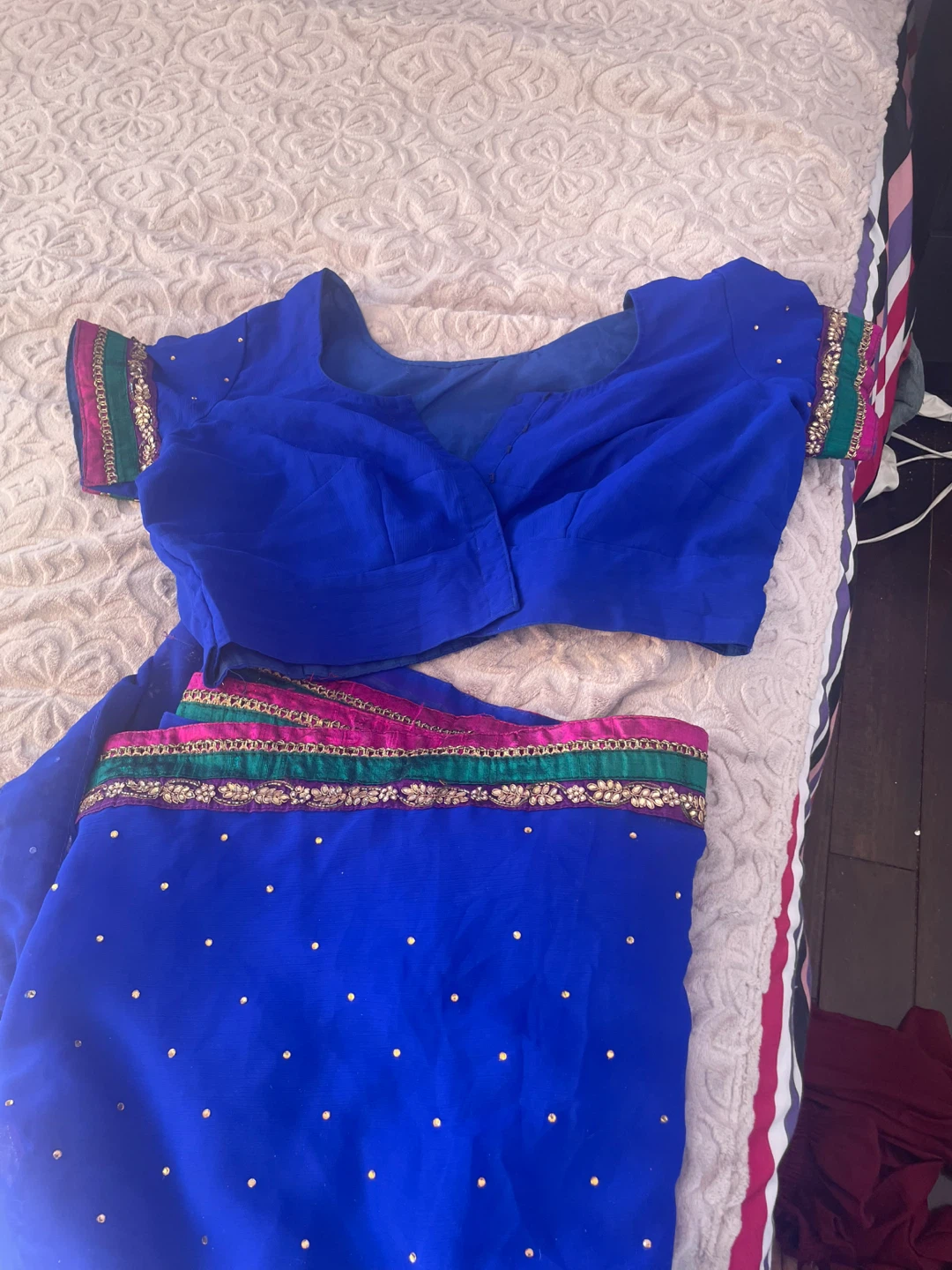 Assorted Traditional Indian Sarees and Blouses - photo 3
