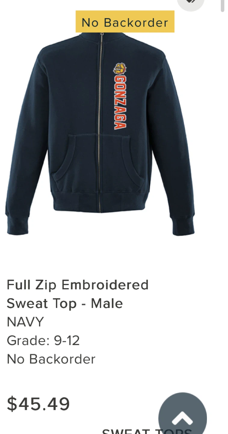 Gonzaga Jacket Male Size L - photo 3