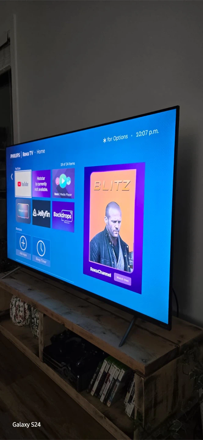 Philips 55" QLED Roku TV with Dolby Vision Atmos - photo 5