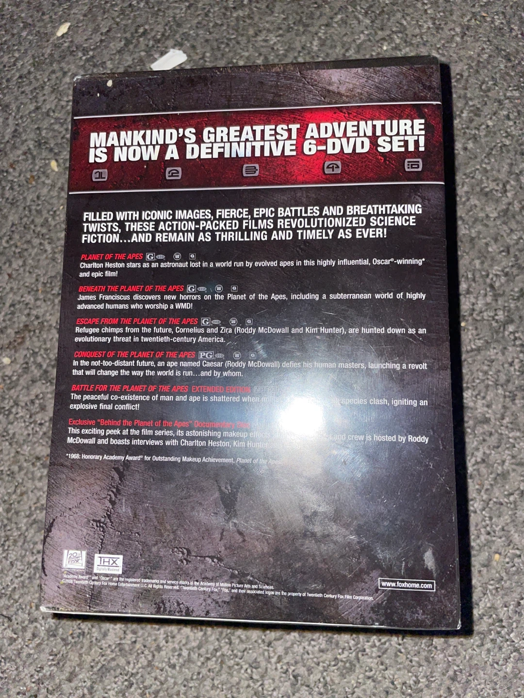 Planet of the Apes: The Legacy Collection 6-DVD Set - photo 3