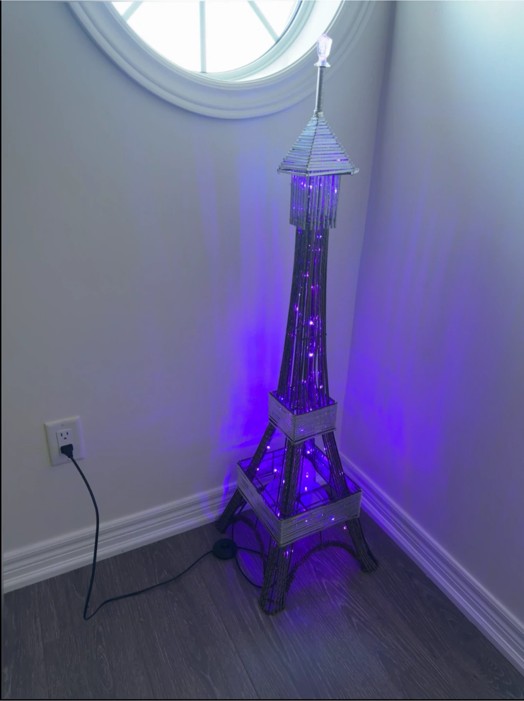 Eiffel Tower Floor Lamp with LED Lights - photo 2