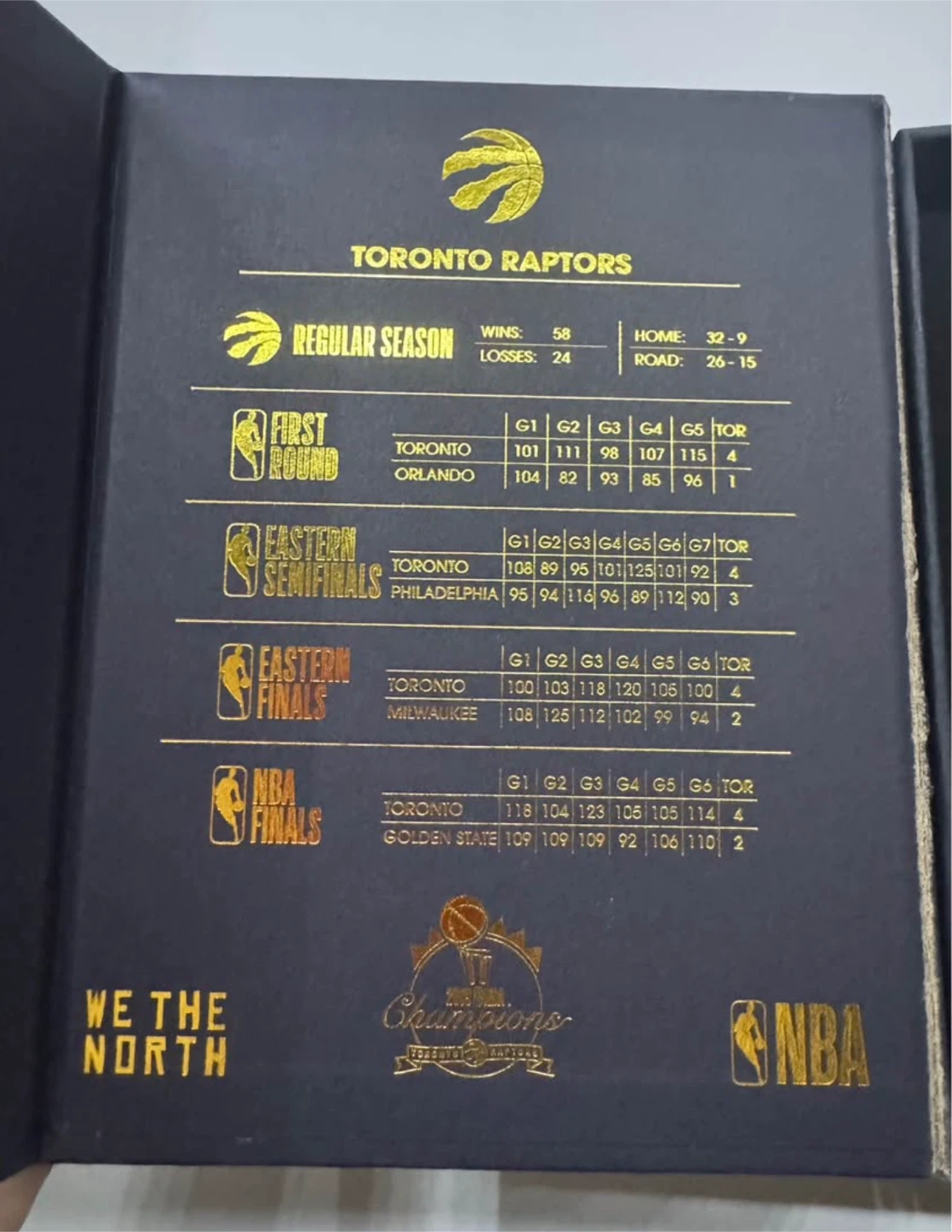 2019 Toronto Raptors NBA Champions Larry O'Brien Trophy Replica - photo 3