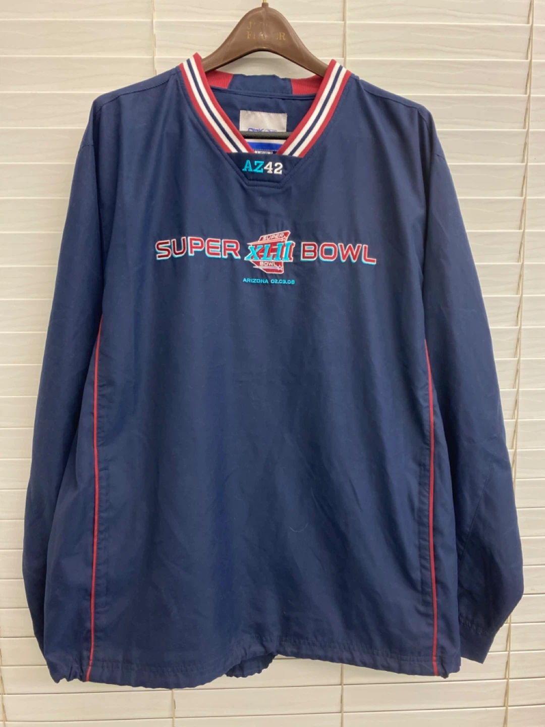Vintage Super Bowl 42 Arizona ‘08 Reebok Windbreaker  - Large - photo 2