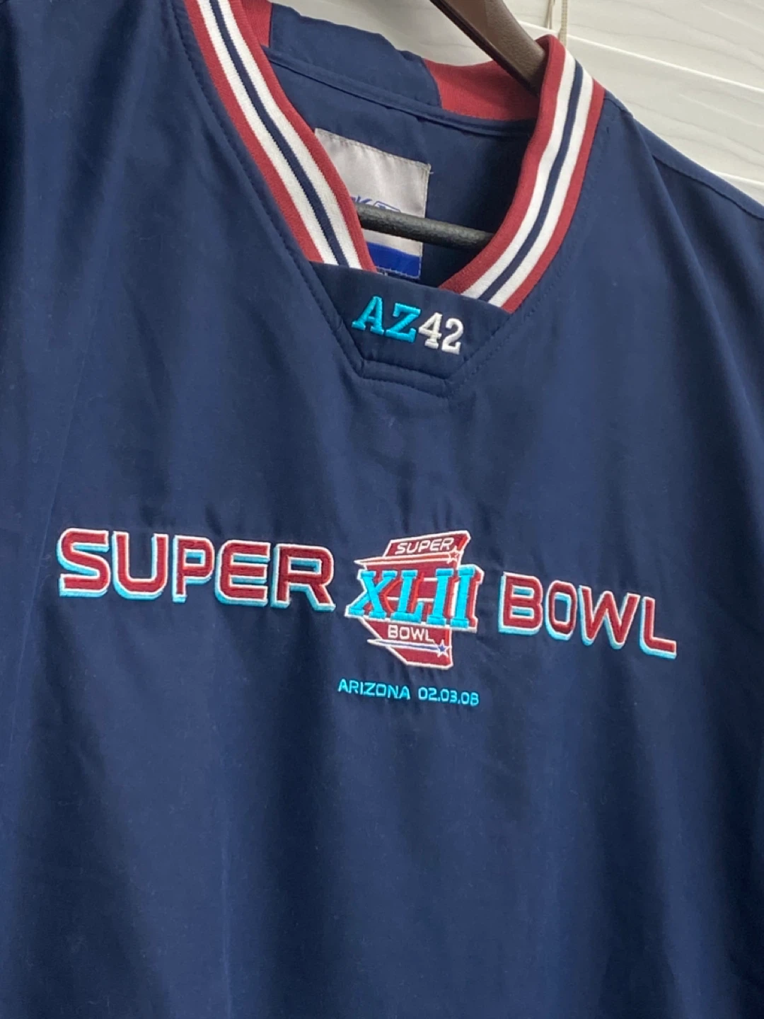 Vintage Super Bowl 42 Arizona ‘08 Reebok Windbreaker  - Large - photo 3