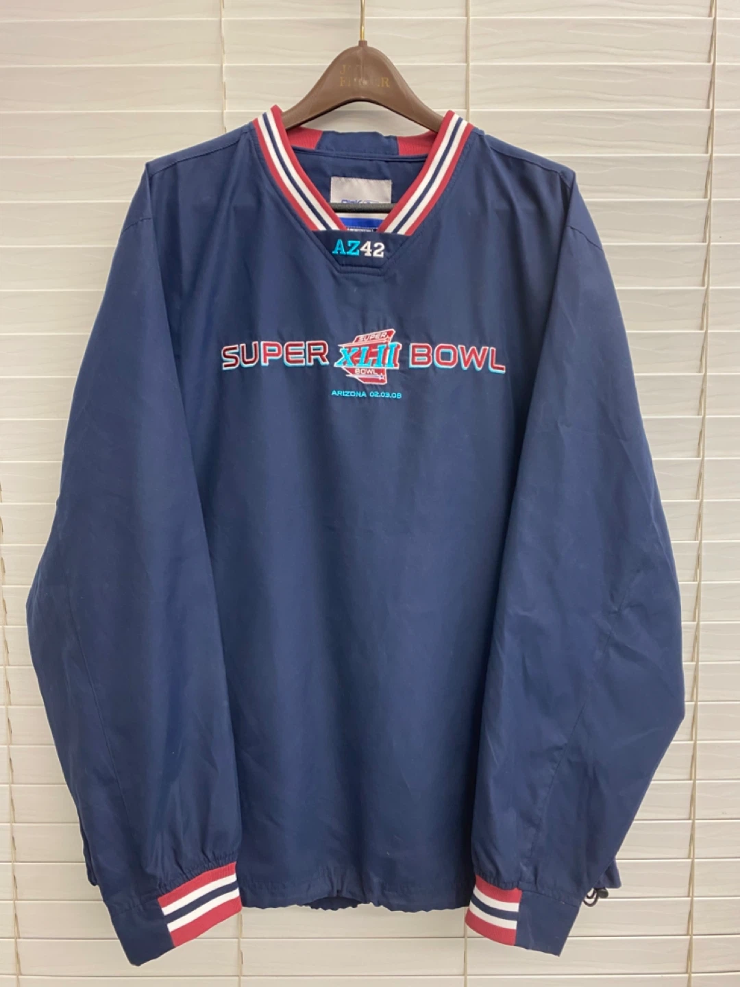 Vintage Super Bowl 42 Arizona ‘08 Reebok Windbreaker  - Large