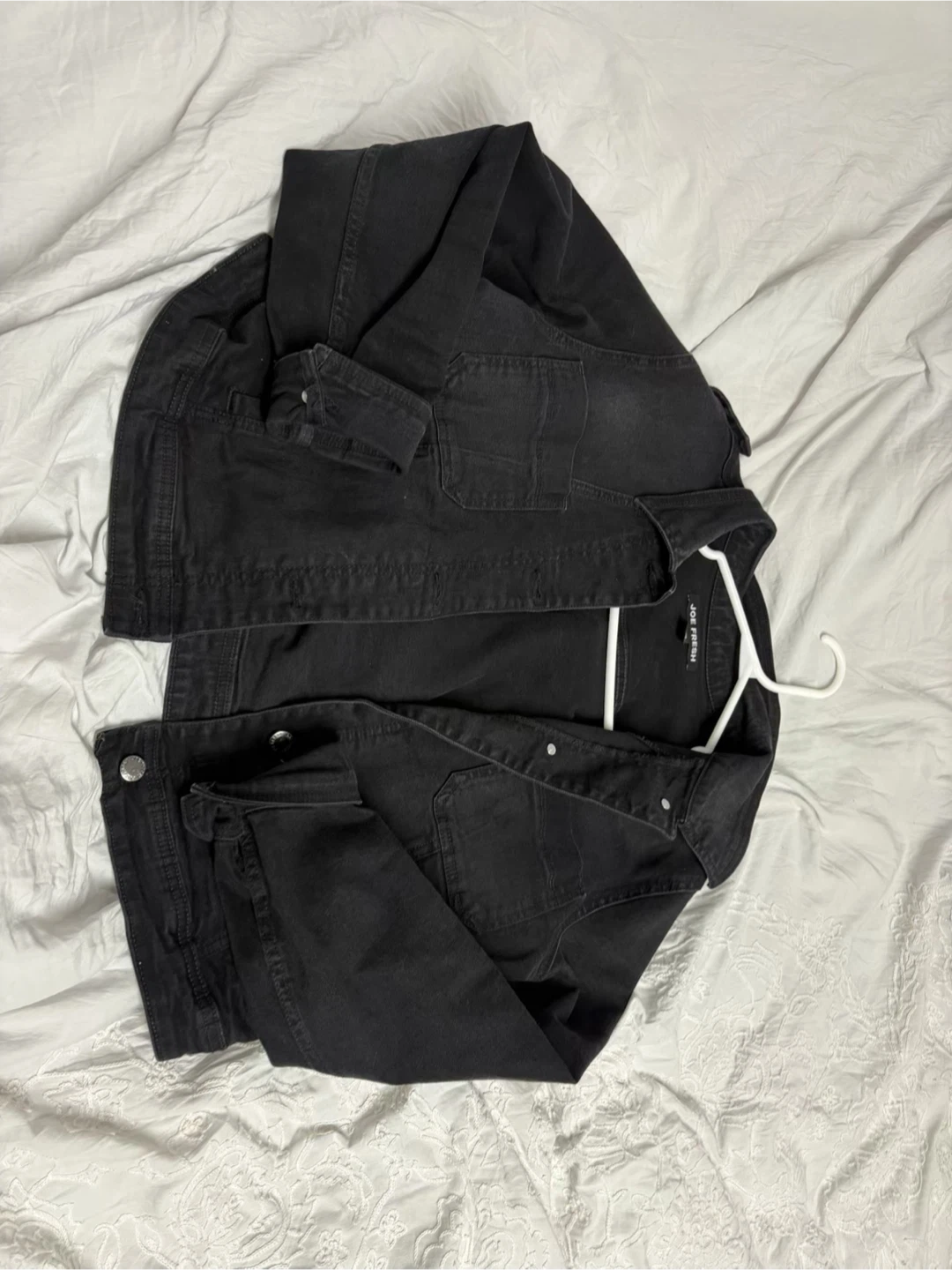 Joe Fresh Black Denim Jacket XL