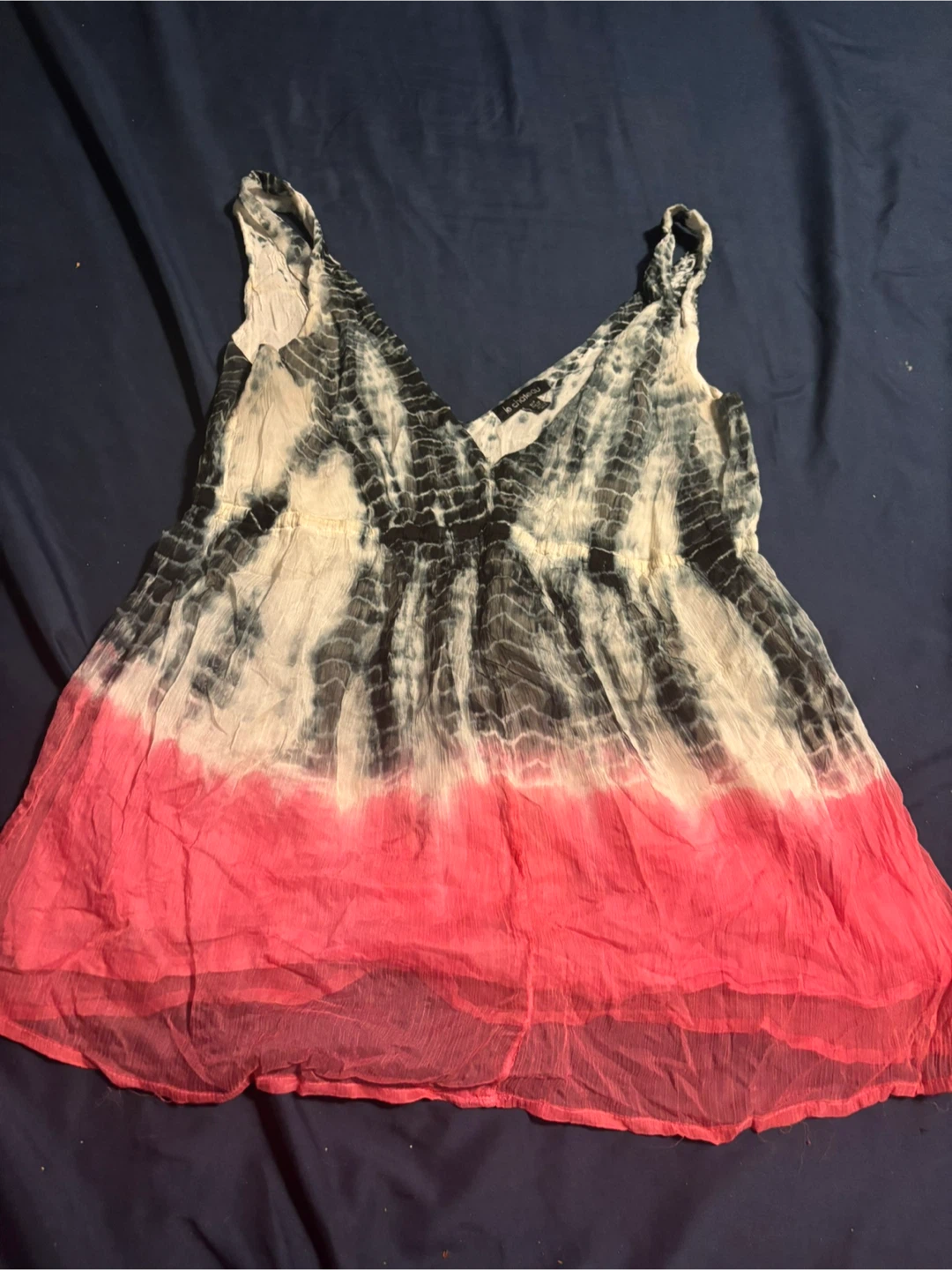 Le Château Tie-Dye Tank Top - Size small