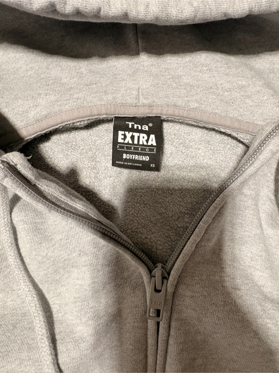 TNA extra boyfriend zip up hoodie - photo 4