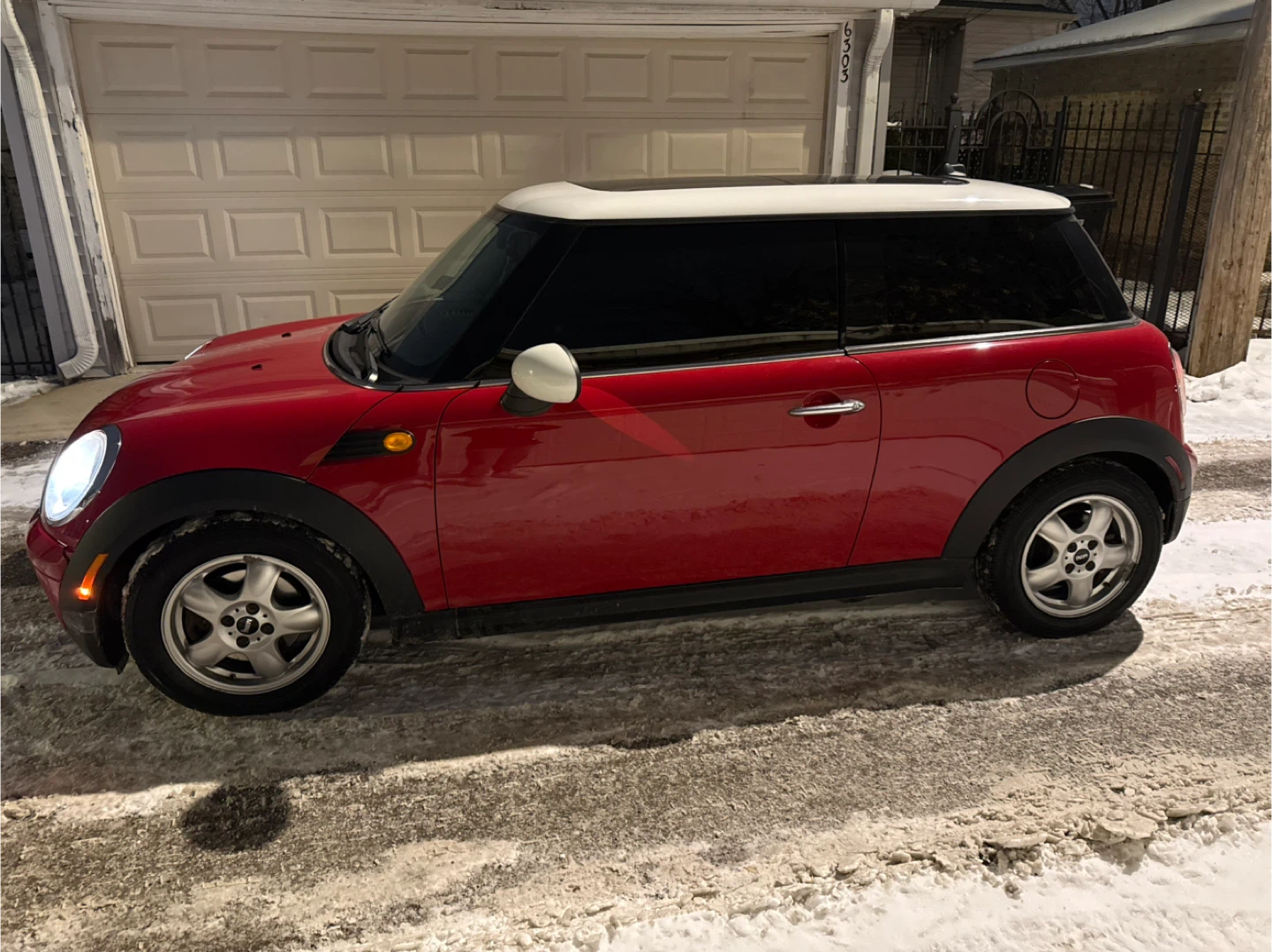 Red Mini Cooper