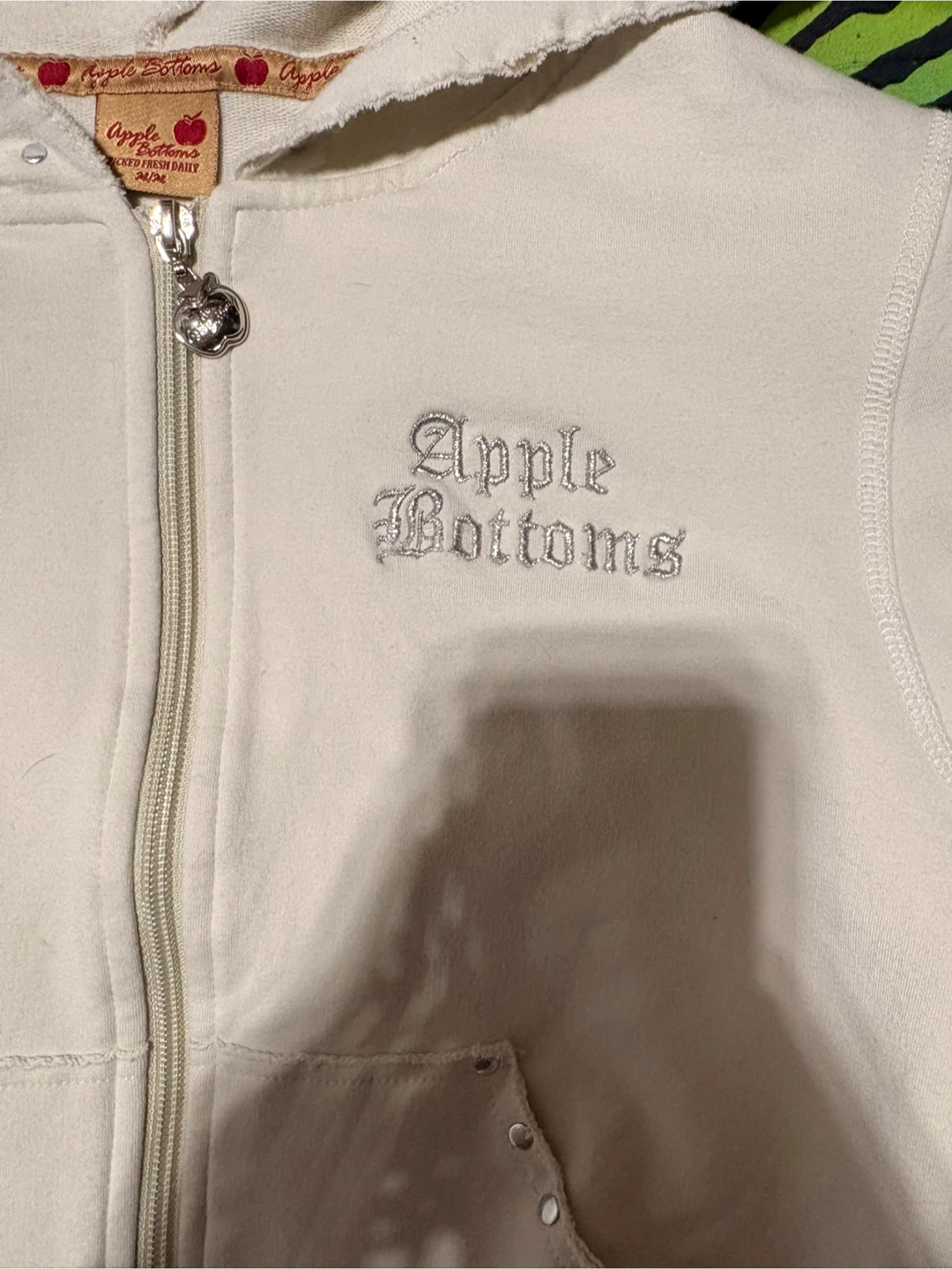 y2k apple bottom zip up - photo 5