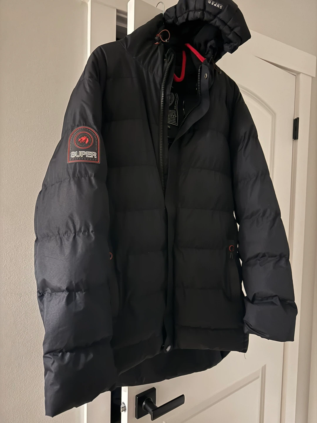 Superdry Black Puffer Jacket - Men’s XL - photo 2
