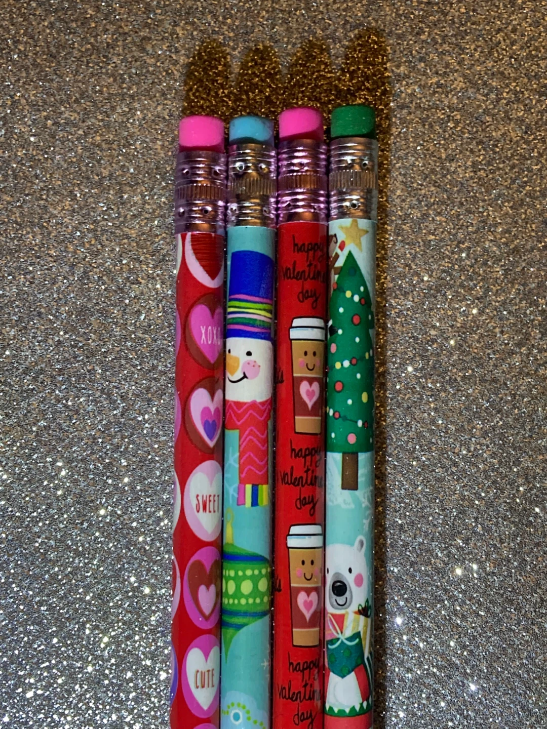 Style # 15 Set of 4 Decorative Pencils