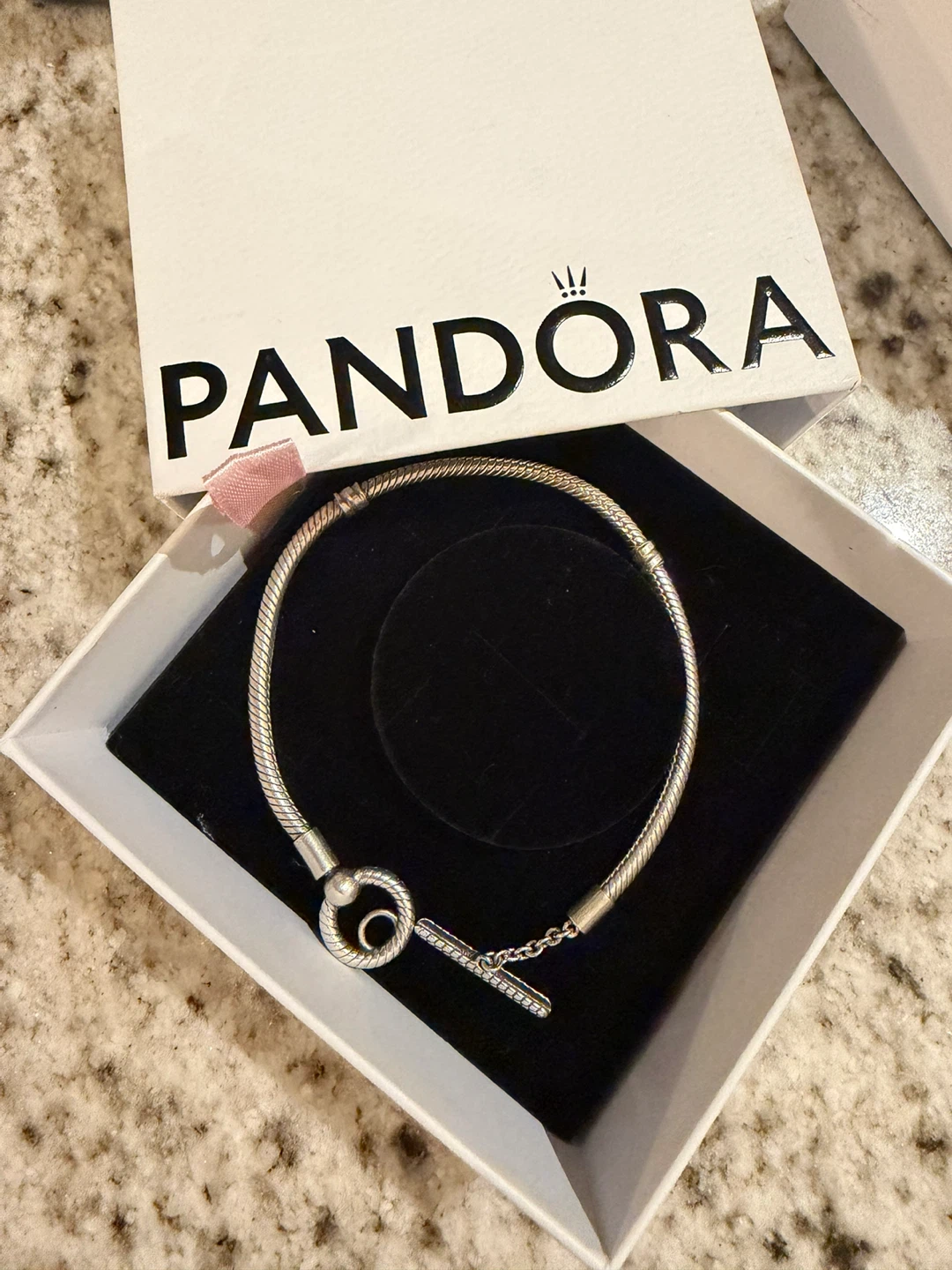 Pandora Sterling Silver Toggle Clasp Bracelet - photo 2