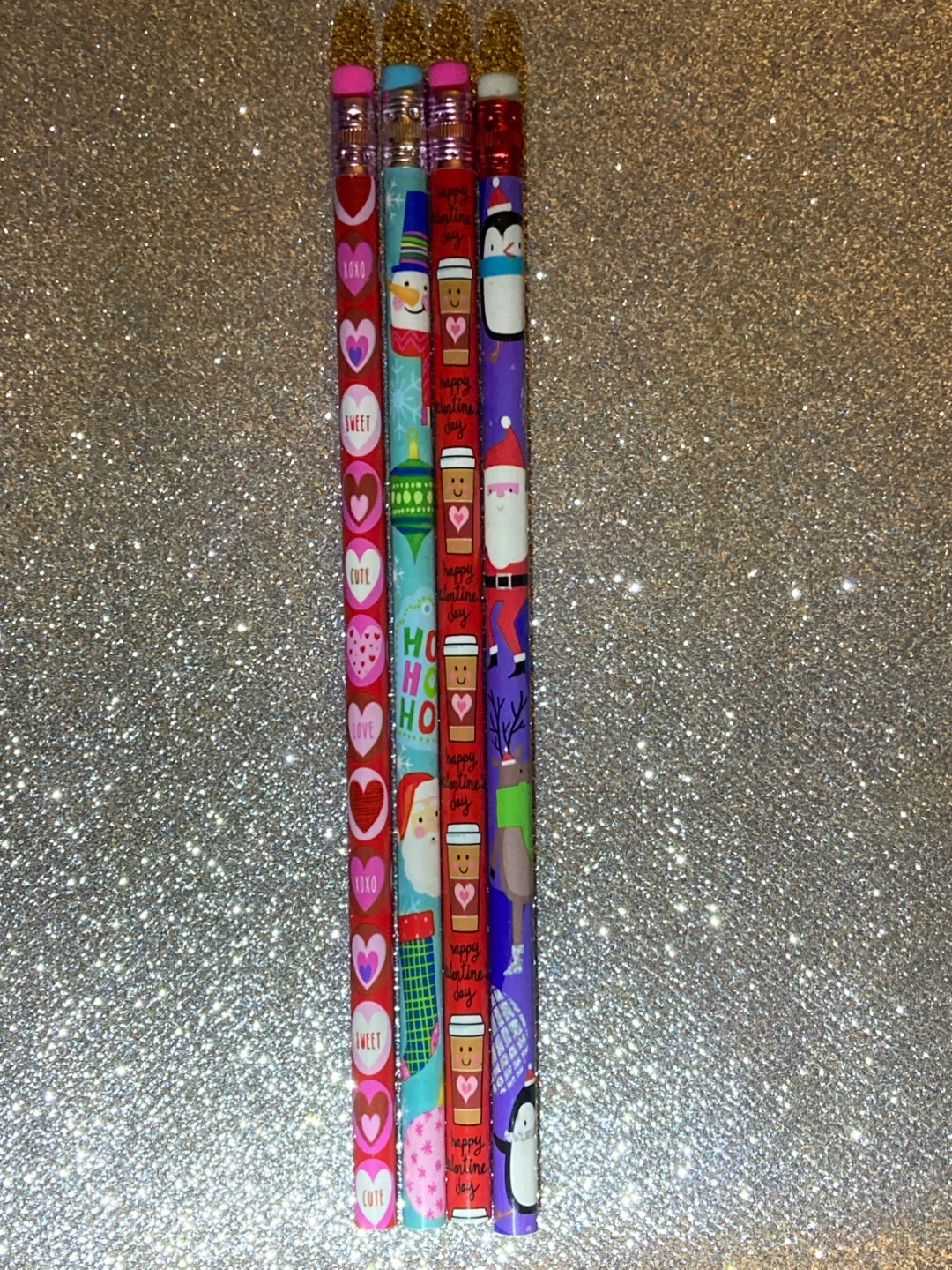 Style #16 Valentine's Day Pencils - Set of 4 - photo 3