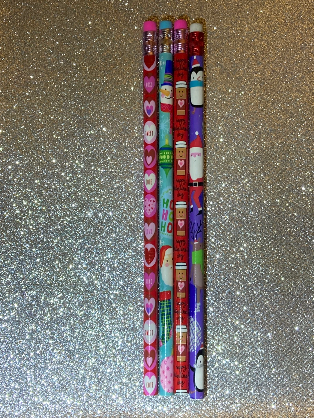 Style #16 Valentine's Day Pencils - Set of 4 - photo 2