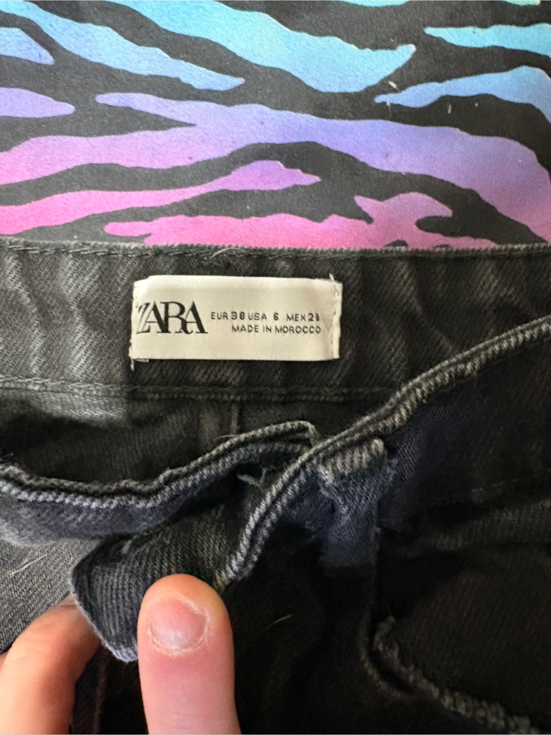 zara leg cut out jeans - photo 4