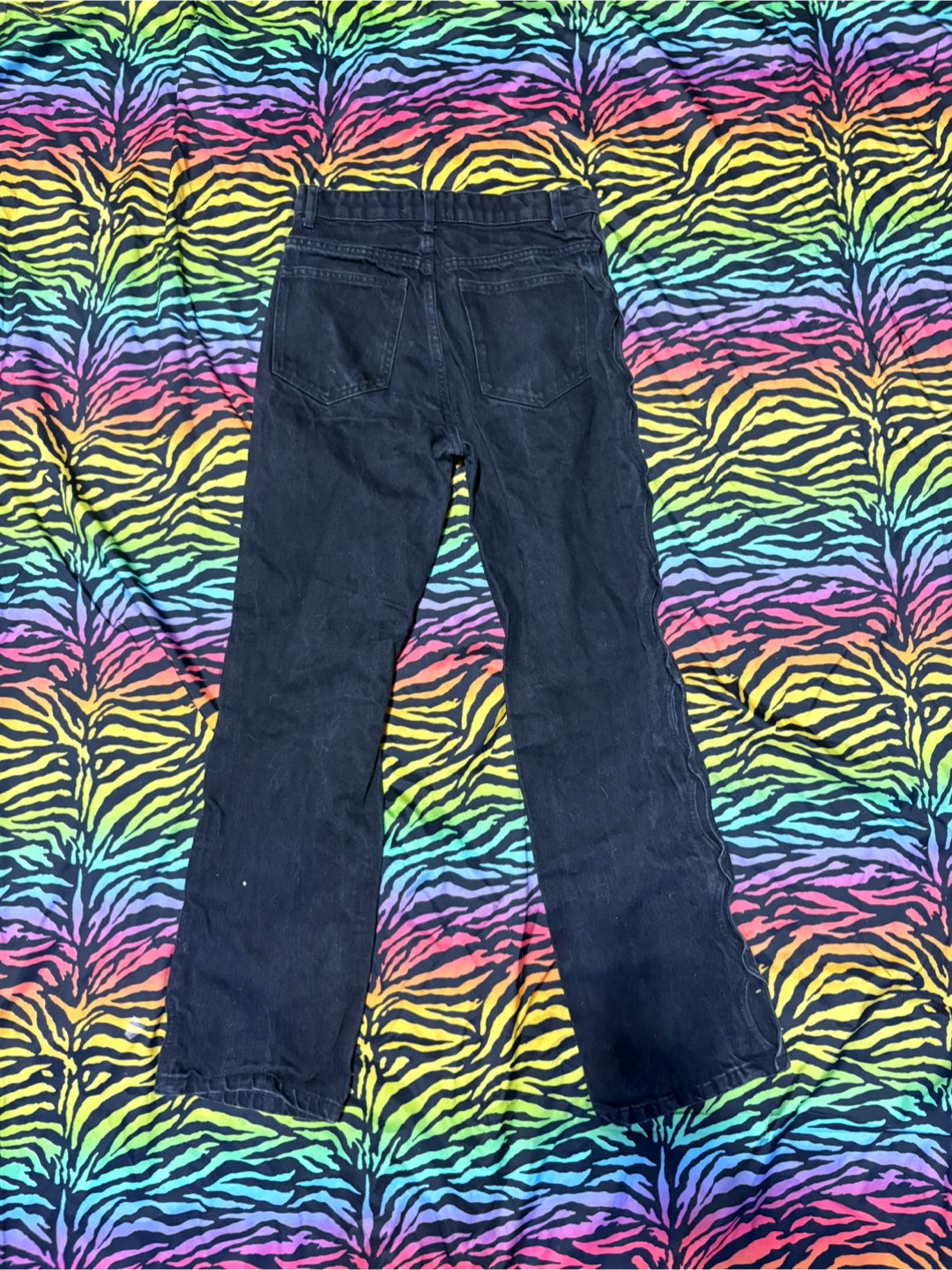 zara leg cut out jeans - photo 3