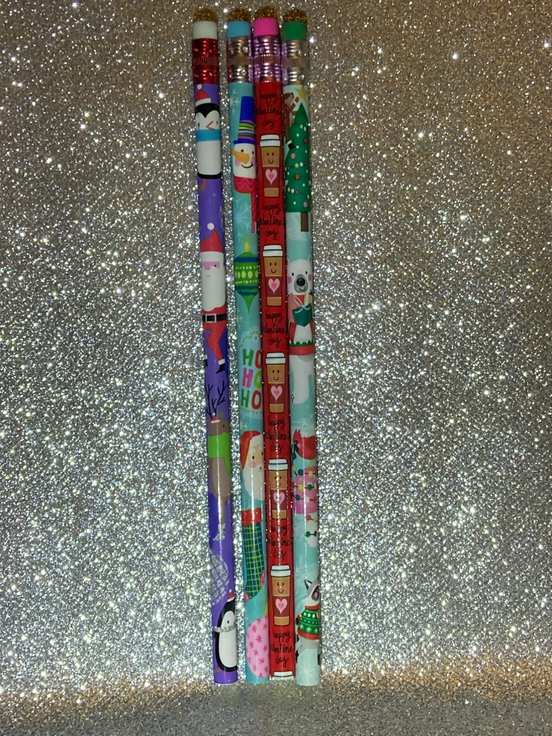 Style# 17 Holiday Themed Pencils - Set of 4 - photo 3