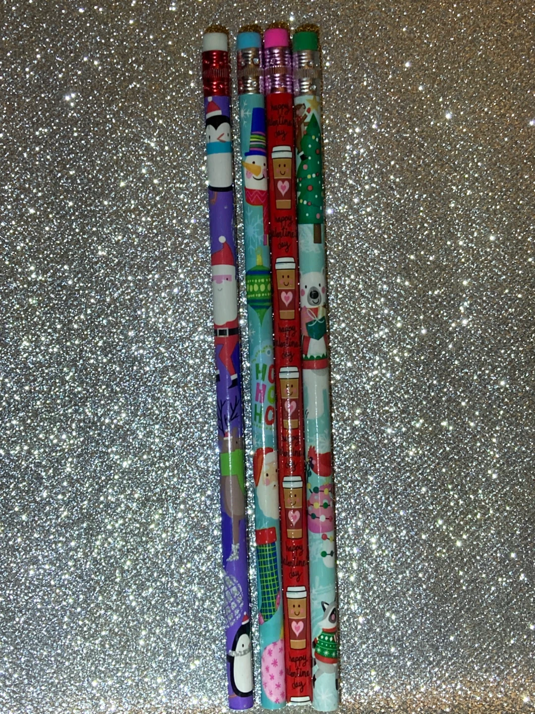 Style# 17 Holiday Themed Pencils - Set of 4 - photo 2