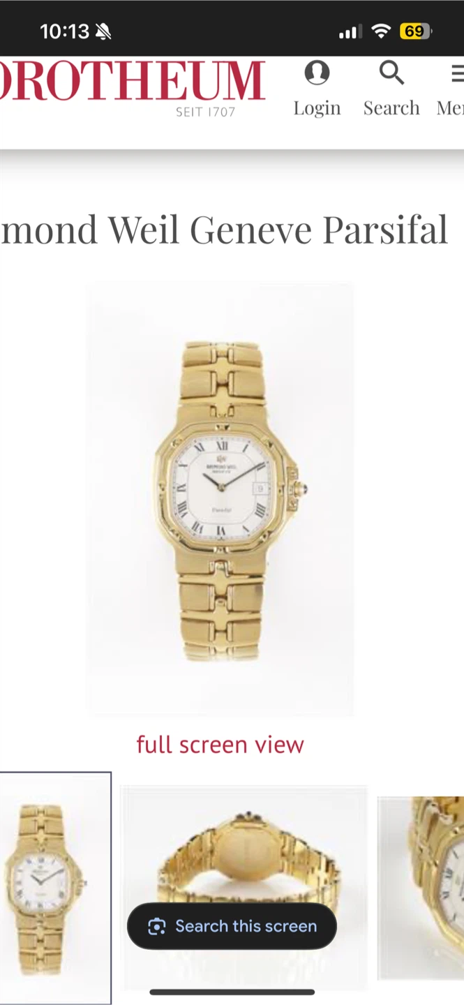 Raymond Weil Geneve Parsifal Stainless Steel Watch - photo 3