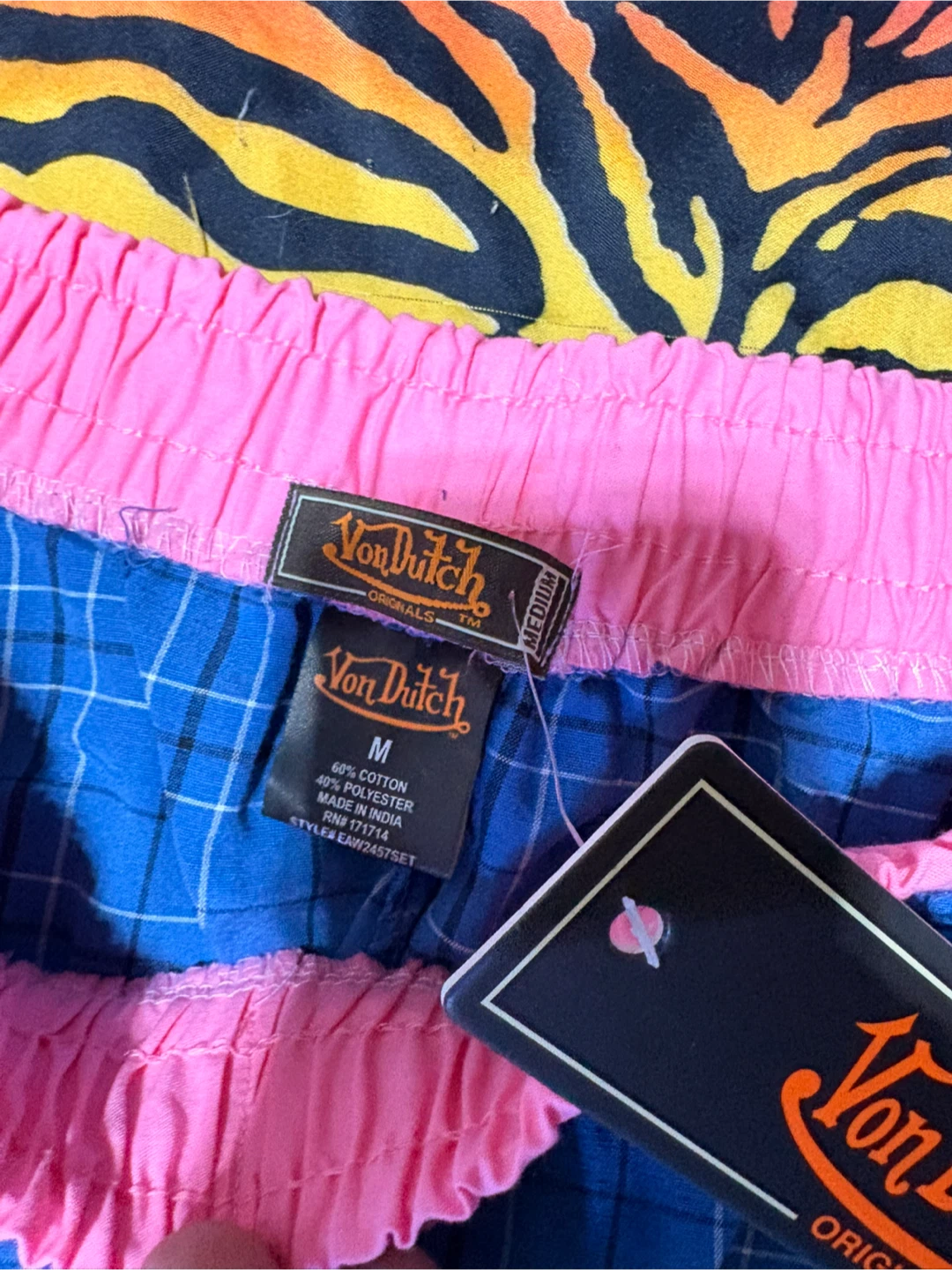 y2k von dutch stripped pants - photo 4