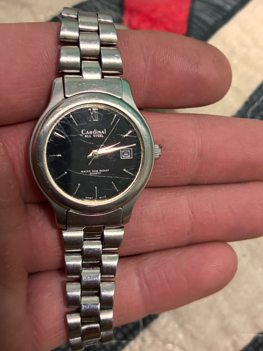 Cardinal All Steel Water Resistant Watch