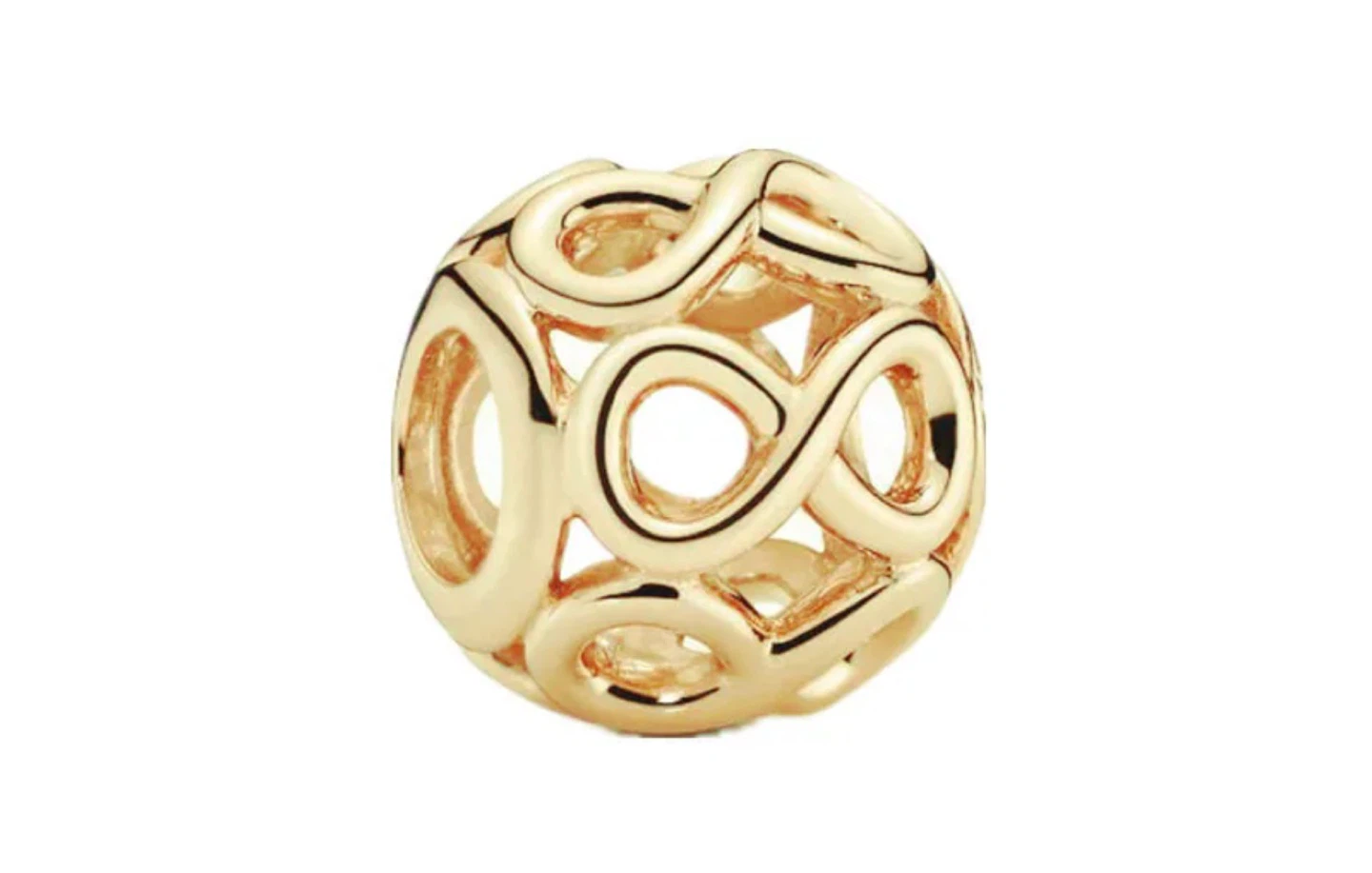 PANDORA Charm Infinite Shine with Openwork Infinity Symbol