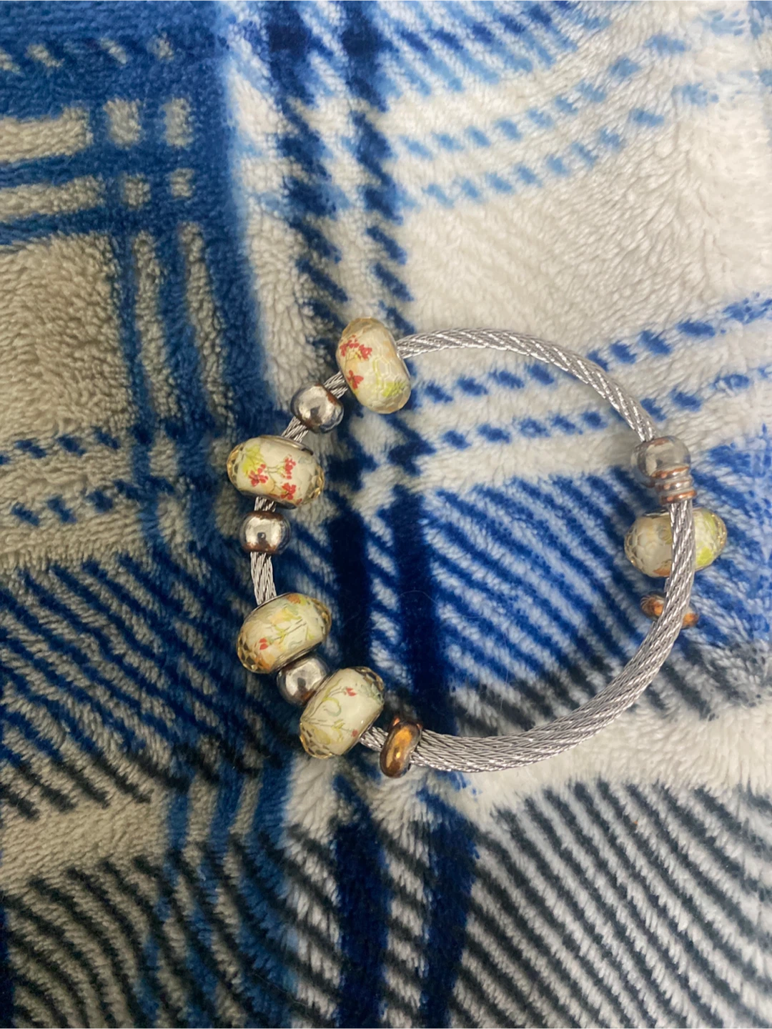 Floral Charm Bracelet