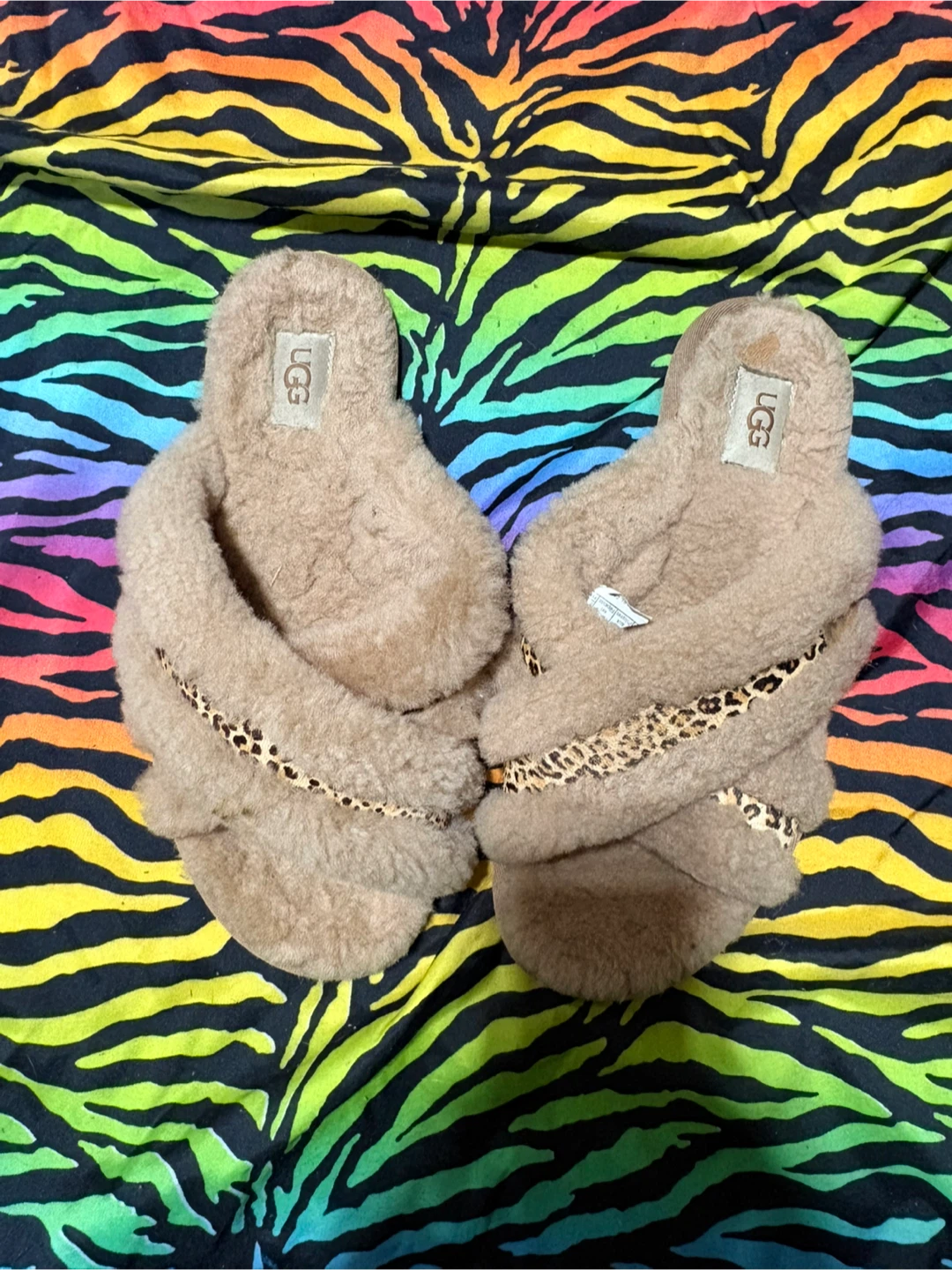 UGG Fluffy Slide Slippers