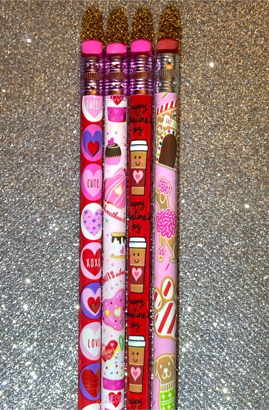 Style # 19  Holiday Themed Pencils - Set of 4