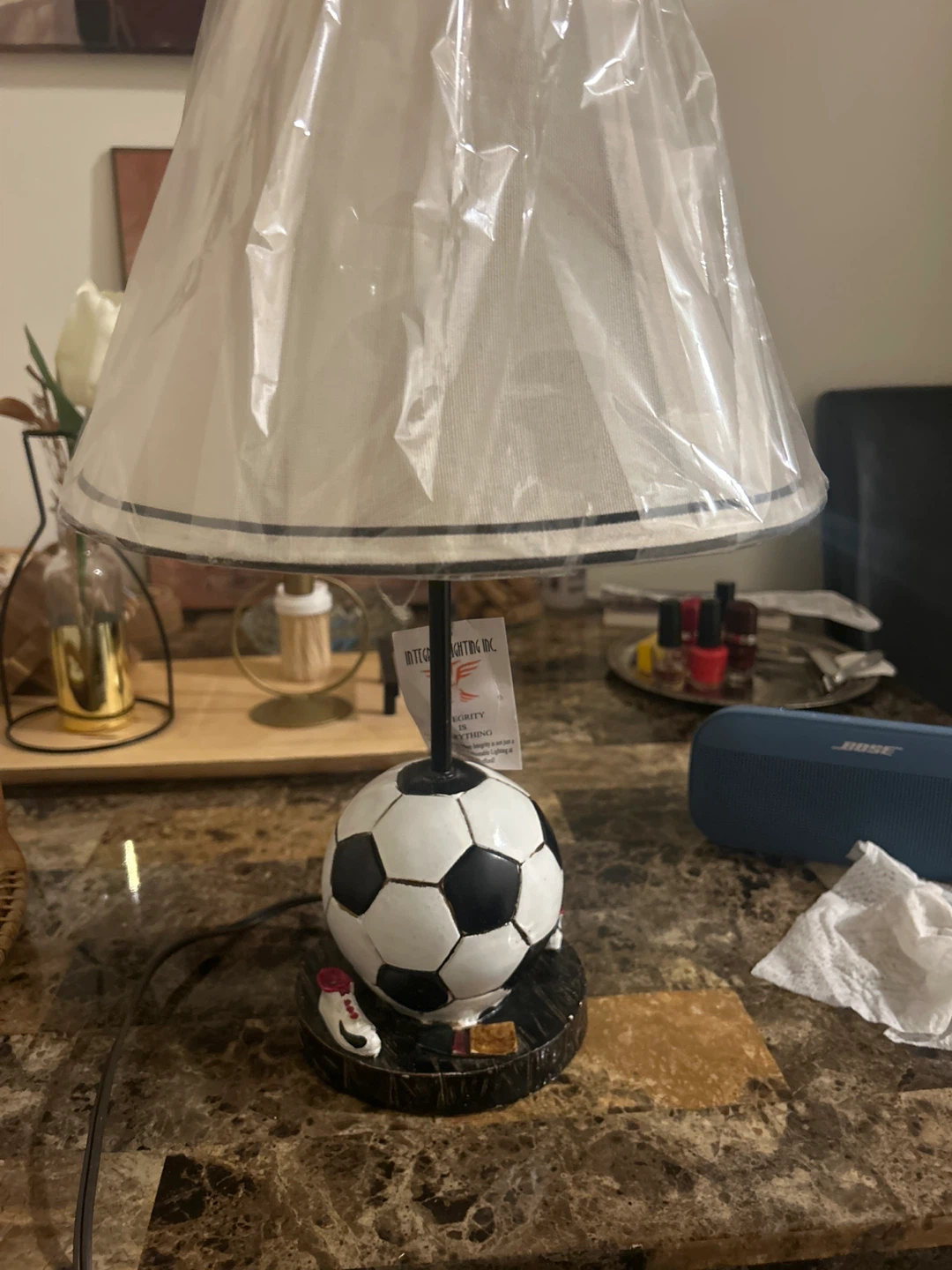 Soccer Ball Table Lamp - photo 3