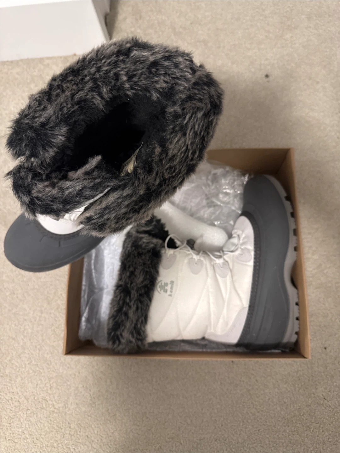Kamik Women's Winter Boots White/Grey Size 8 - photo 2