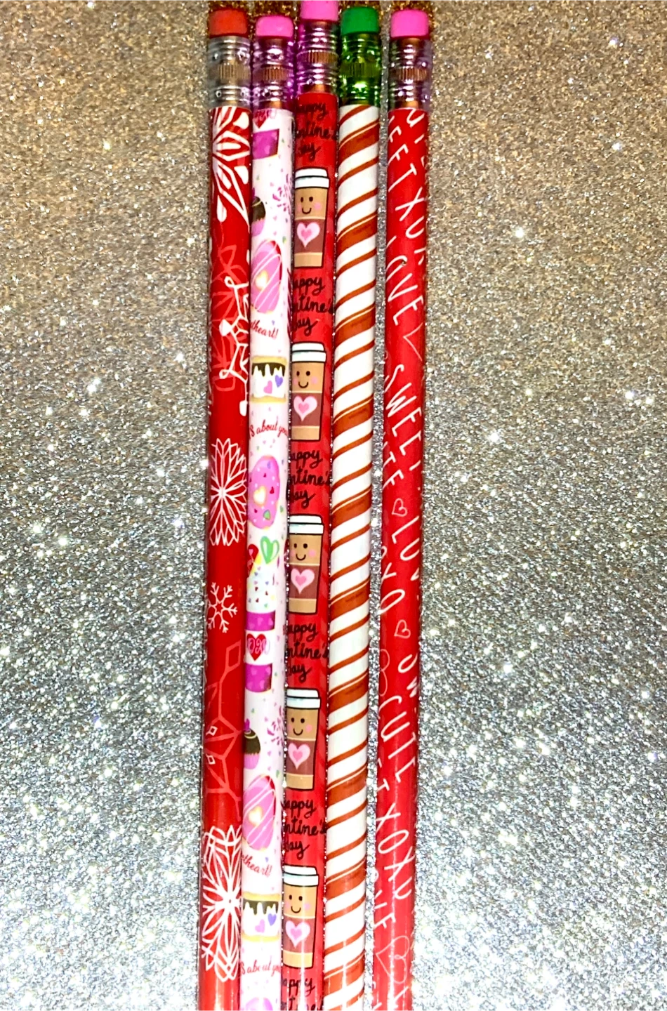 Style #20 Valentine's Day Pencils - Set of 4 - photo 2