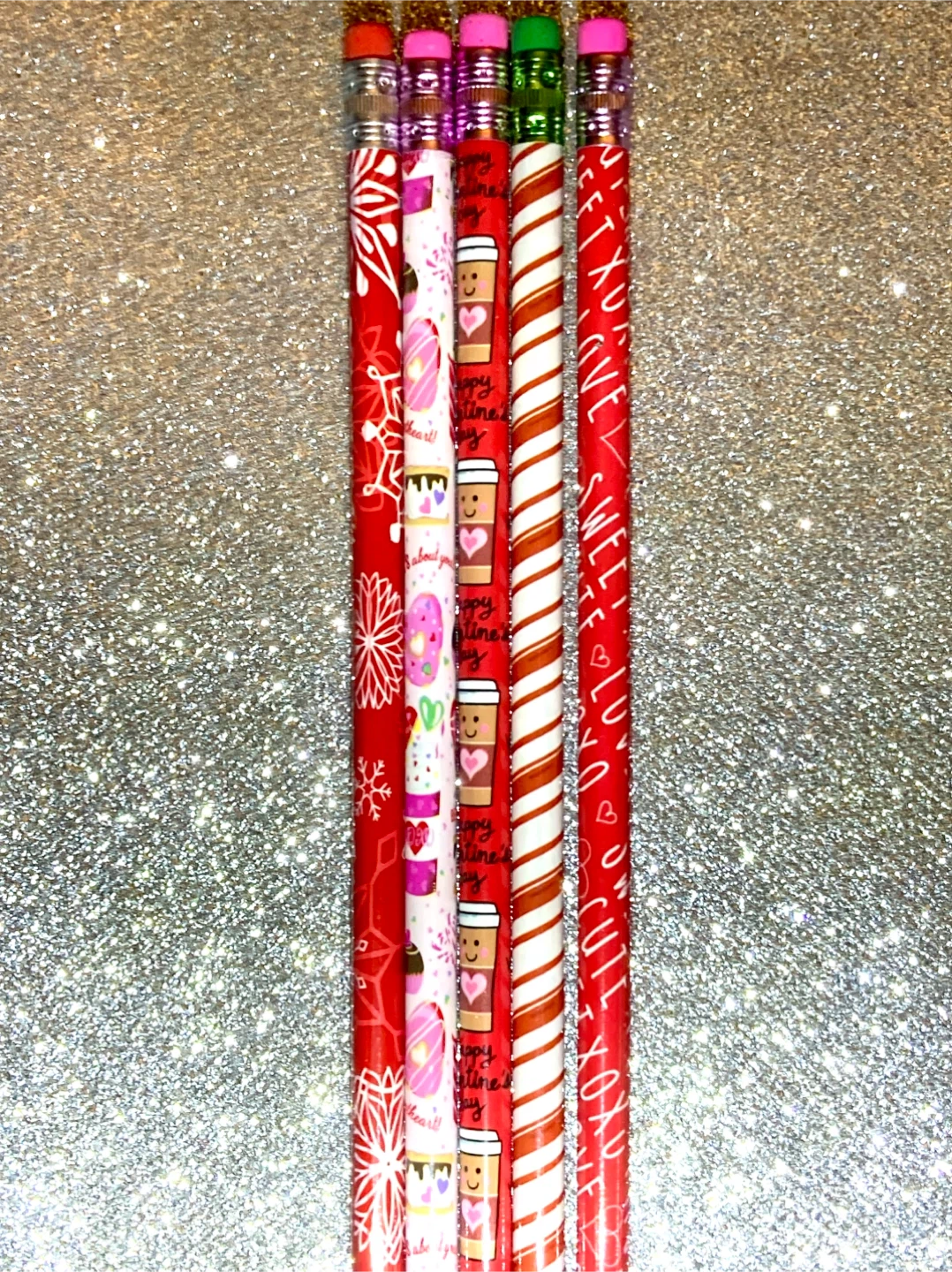 Style #20 Valentine's Day Pencils - Set of 4 - photo 3
