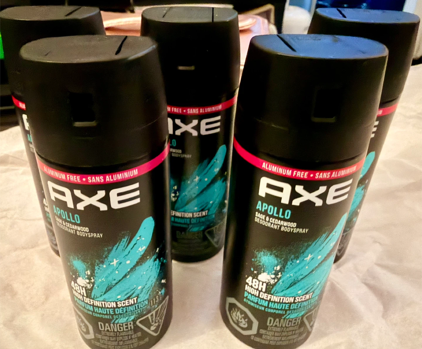 Axe Apollo Sage & Cedarwood Deodorant Bodyspray 5-Pack