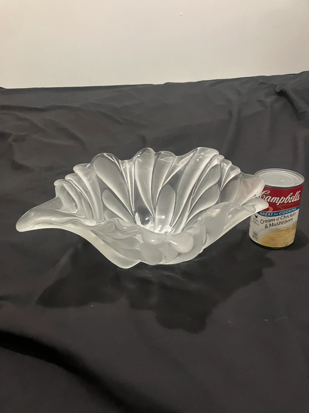 Vintage Mikasa Walther Frosted Glass Bowl - Like New - photo 2