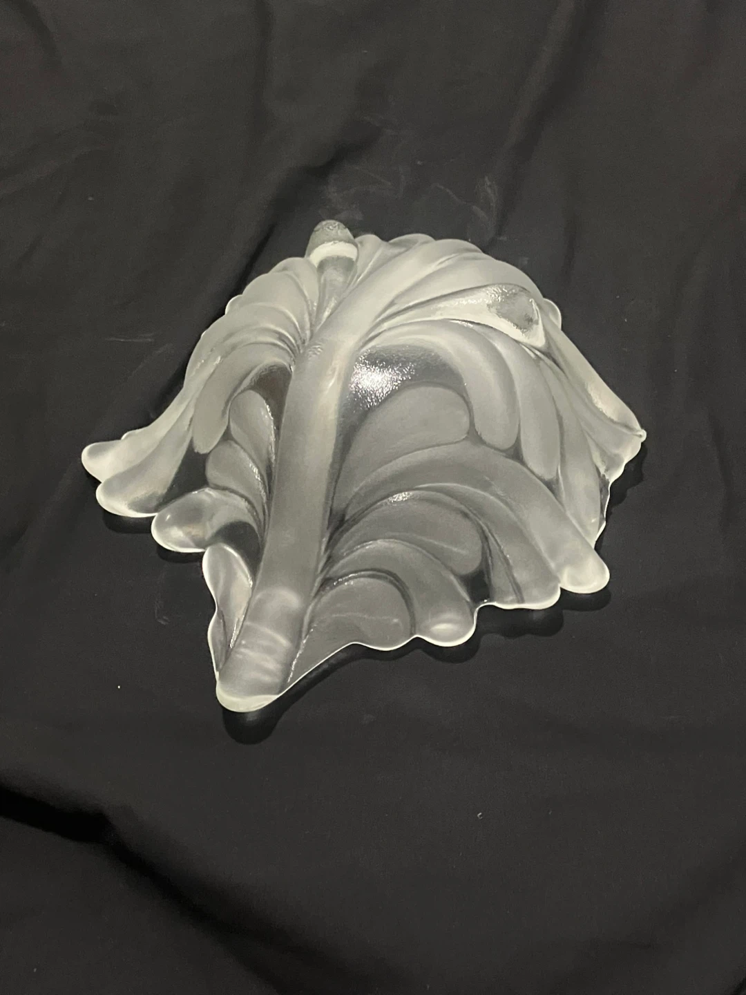 Vintage Mikasa Walther Frosted Glass Bowl - Like New - photo 5
