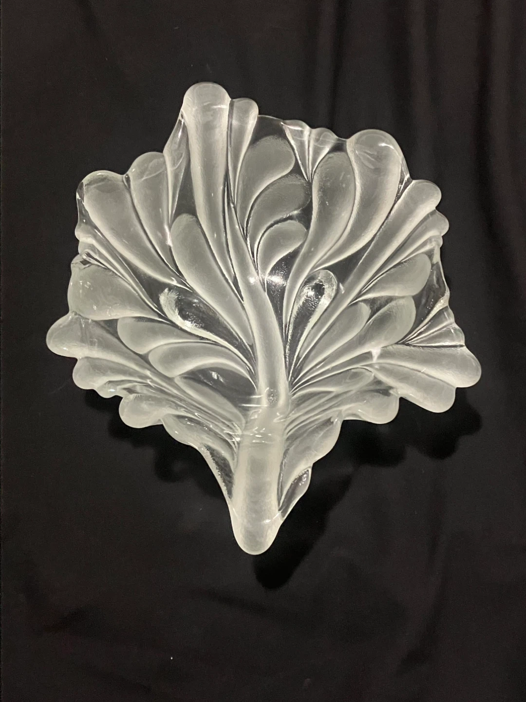 Vintage Mikasa Walther Frosted Glass Bowl - Like New - photo 4